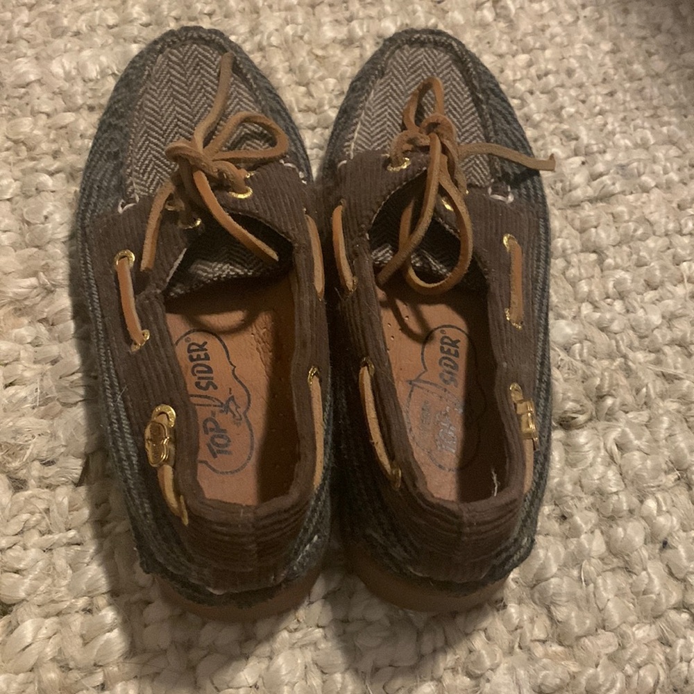Sperry Top Sider Brown Tweed Shoes